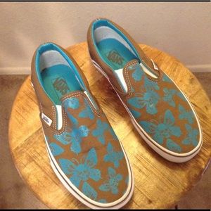 VANS - Skull head butterflies, great condition